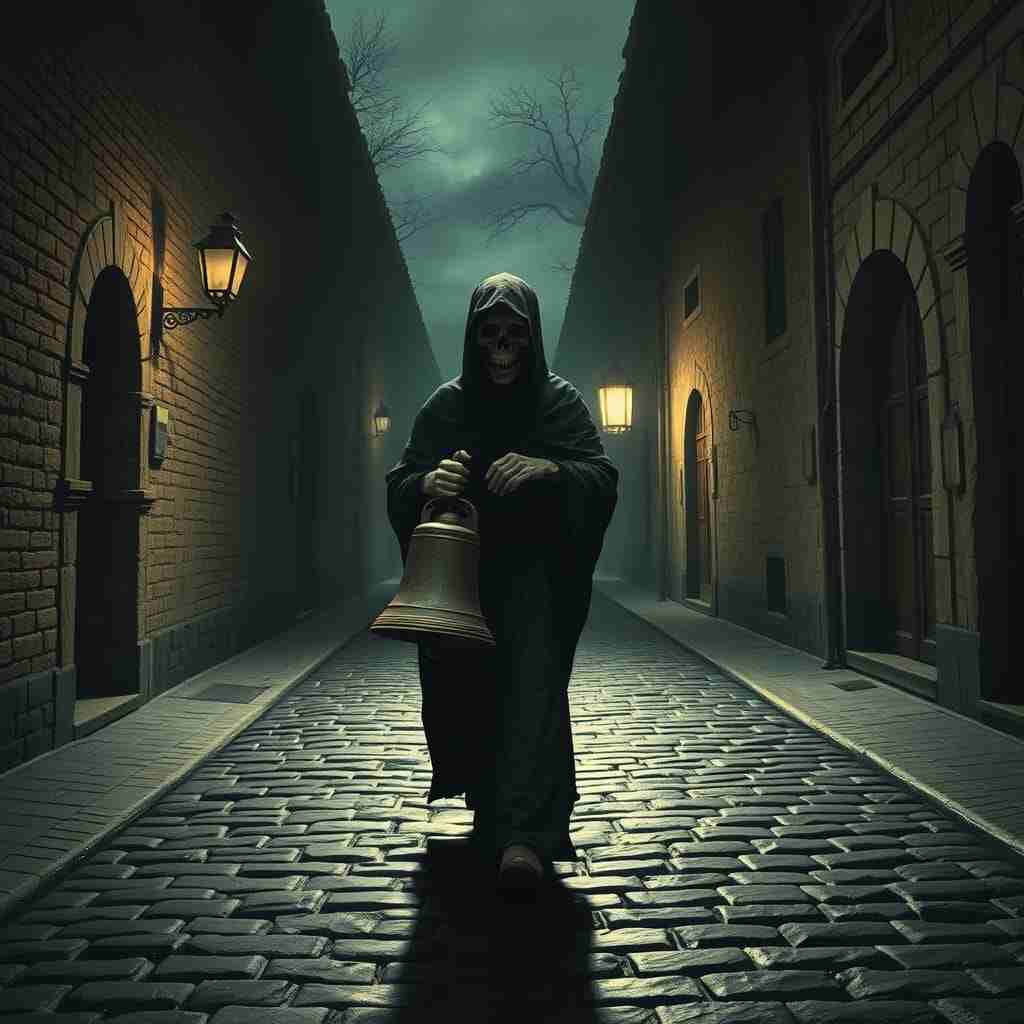 Along the dark and silent night